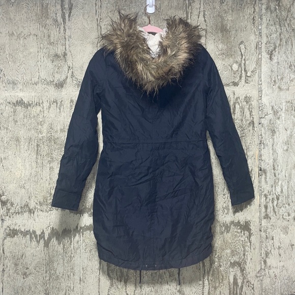 Abercrombie & Fitch Sherpa lined military parka - Picture 3 of 6